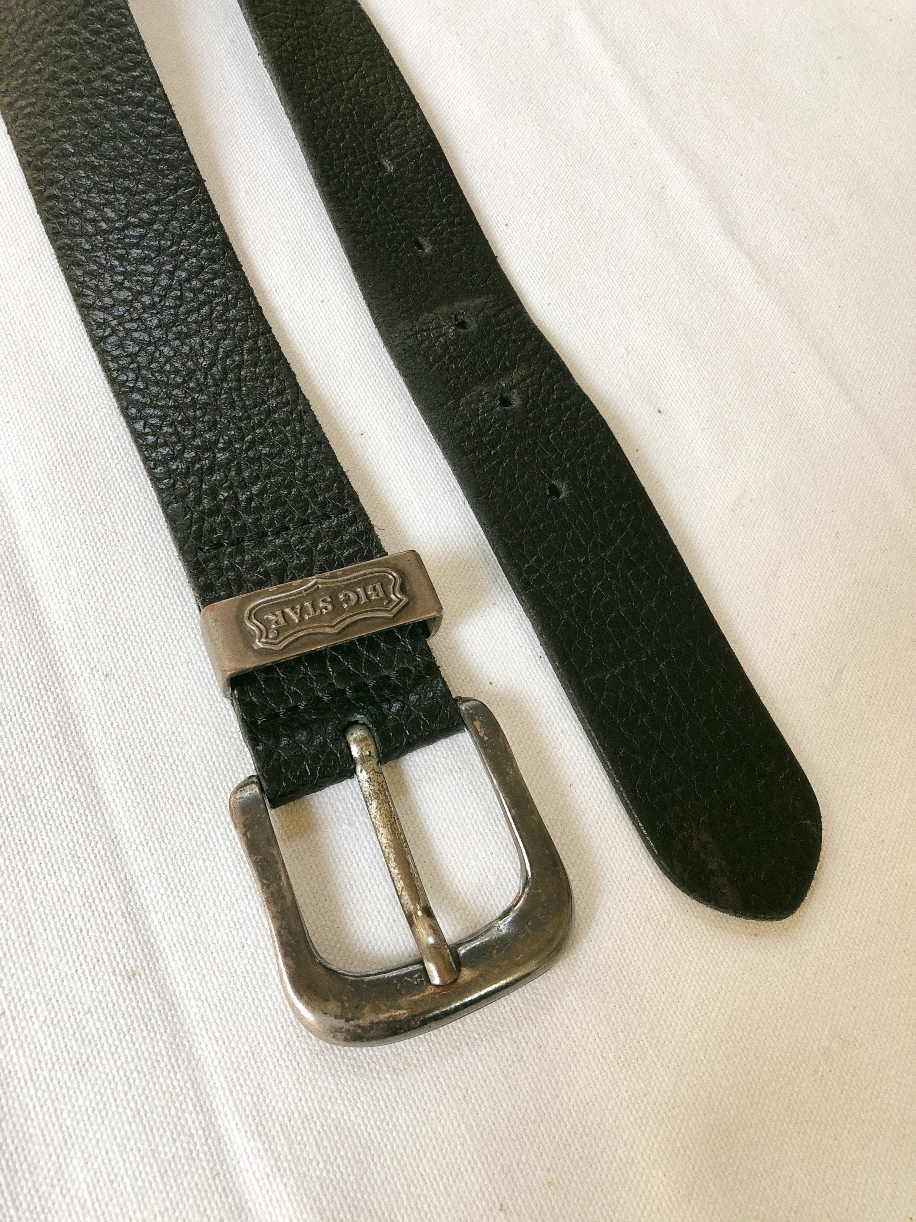 Pebbled Leather Belt