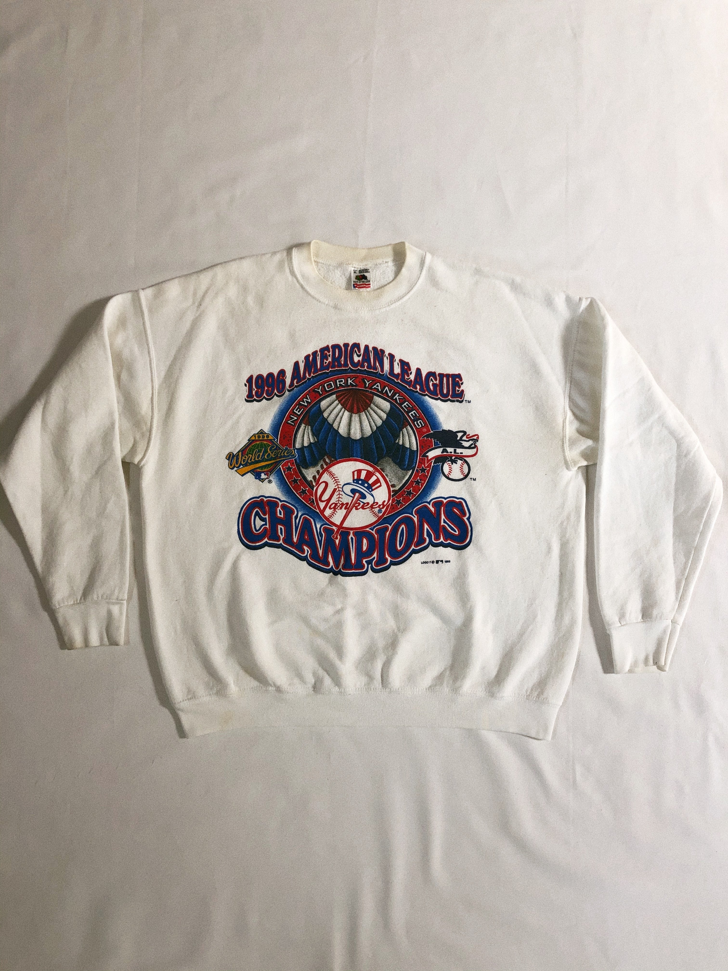 VINTAGE New York Yankees 1996 World Series Champions Sweatshirt Men’s Size  XL