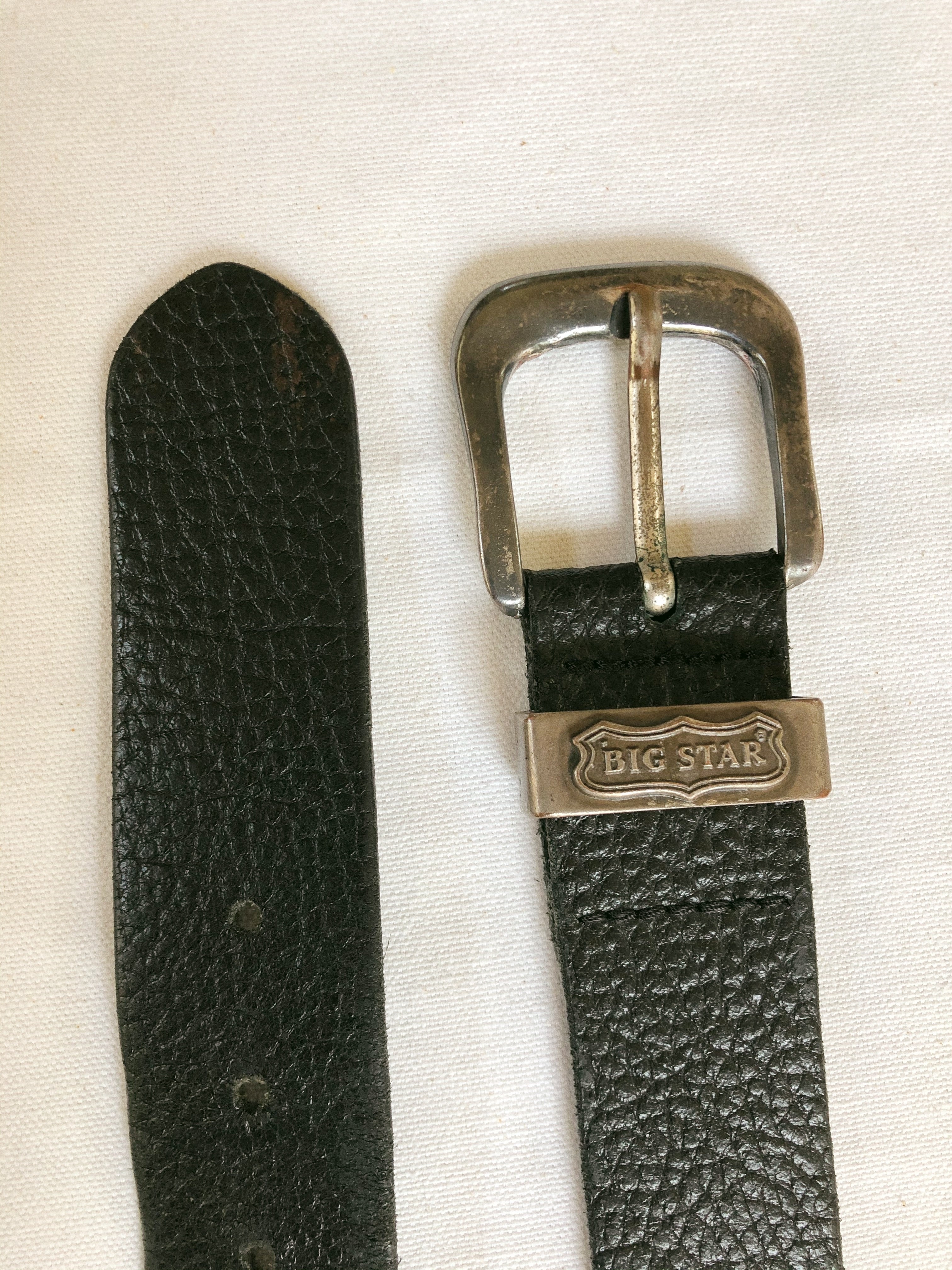 Pebbled Leather Belt