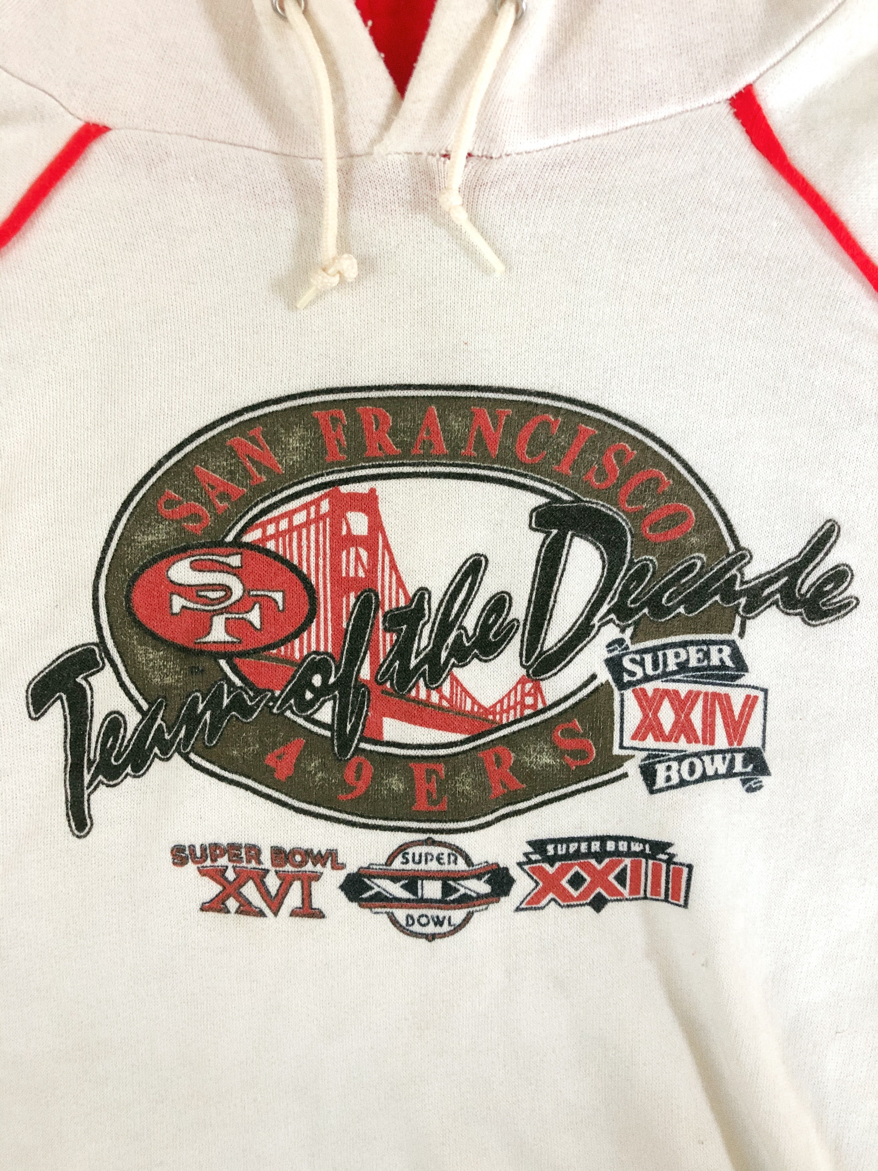 Vintage San Francisco 49ers Sweatshirt Made In USA 1989 Superbowl XXIV  Champs M