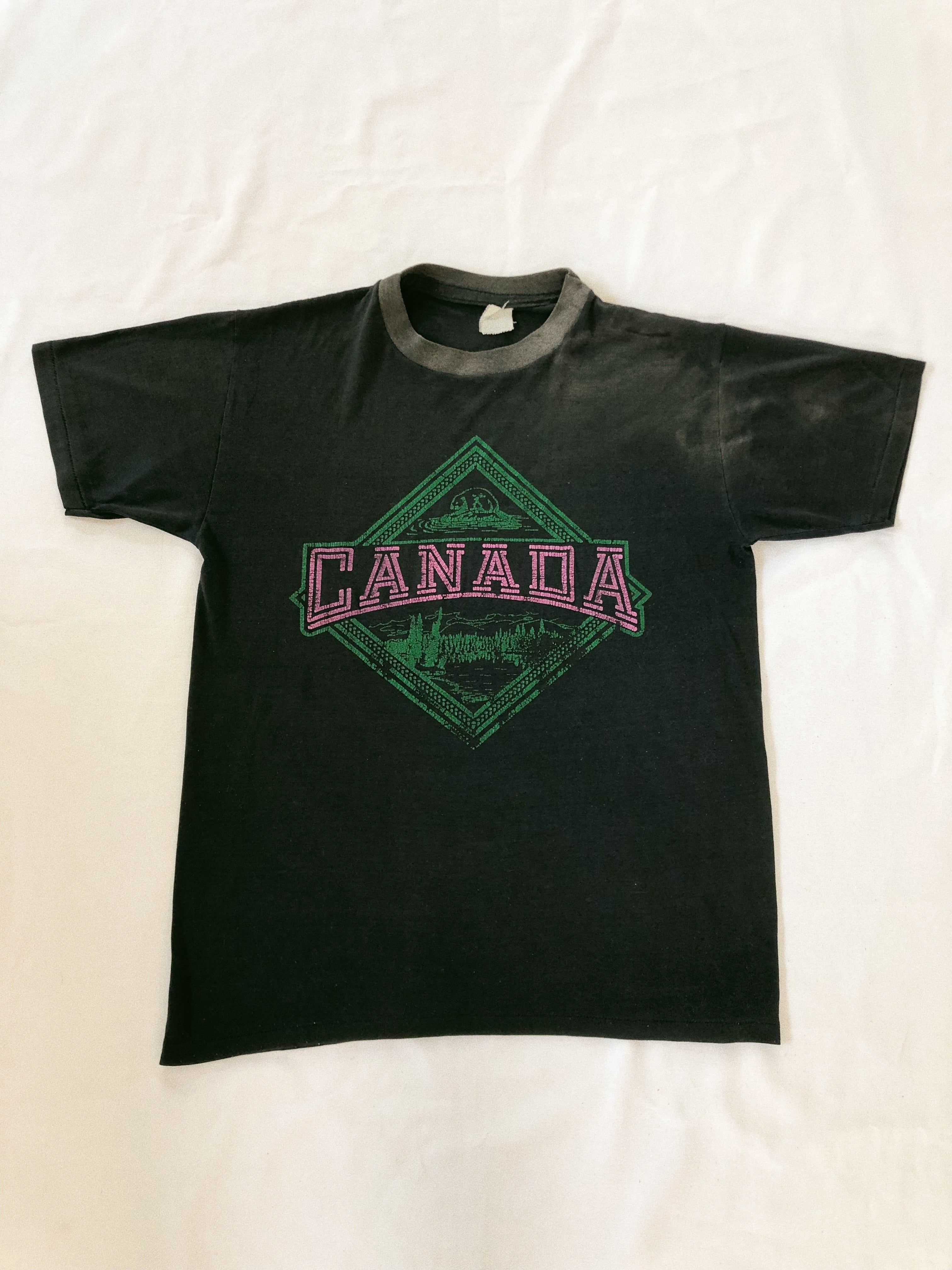 Contrast Faded Canada T-shirt