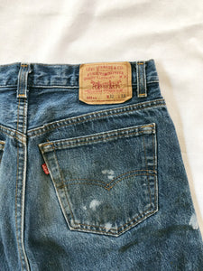 90’s Paint Splattered 501 Levi’s